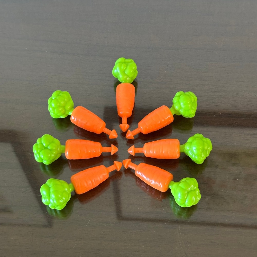 Jumping Jack 2013 Goliath Game Replacement Parts Pieces 7 Carrots